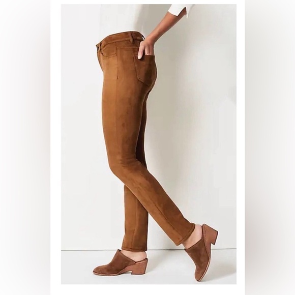 NEW J. Jill Faux Suede Pants Sz 14 - Picture 3 of 6
